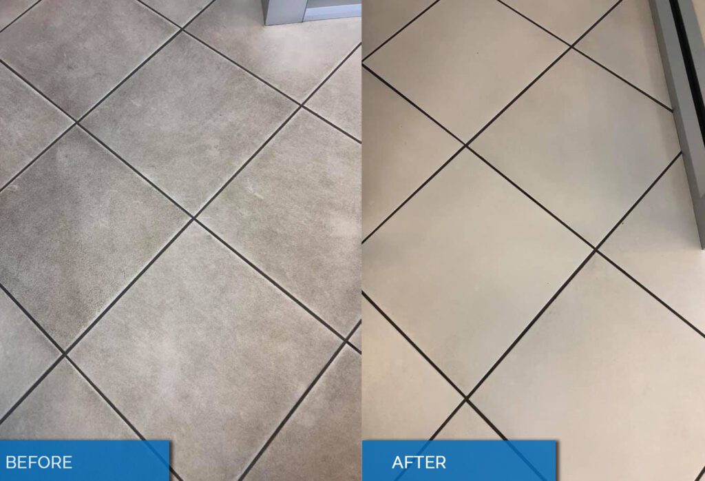Tile transformation from dirty to clean